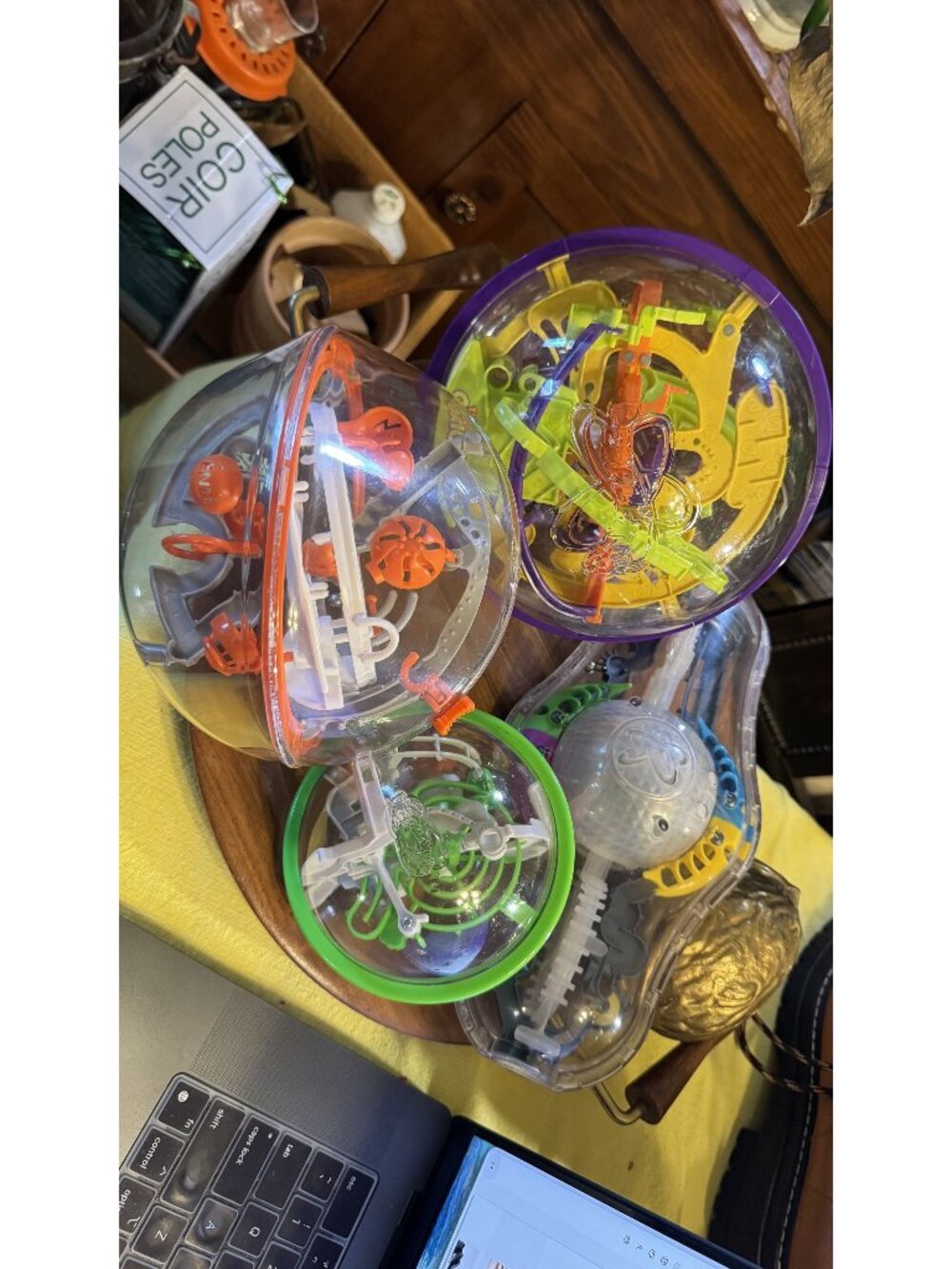 Lot of 3 Perplexus 3D Maze Games Original Warp GO Spiral Spin Master